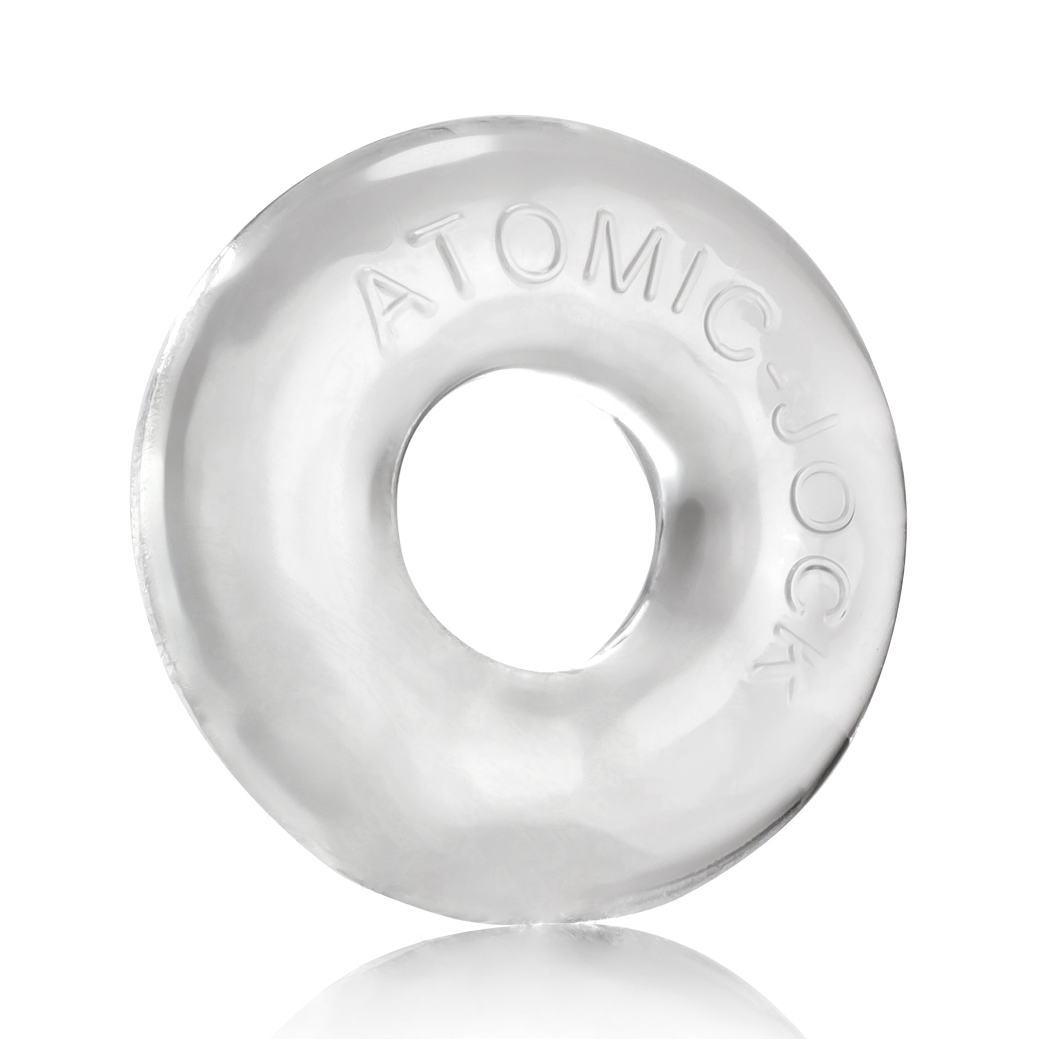 Donut 2 Cockring Large Clear with 5x Stretch for Enhanced Performance Clear COCK RINGS