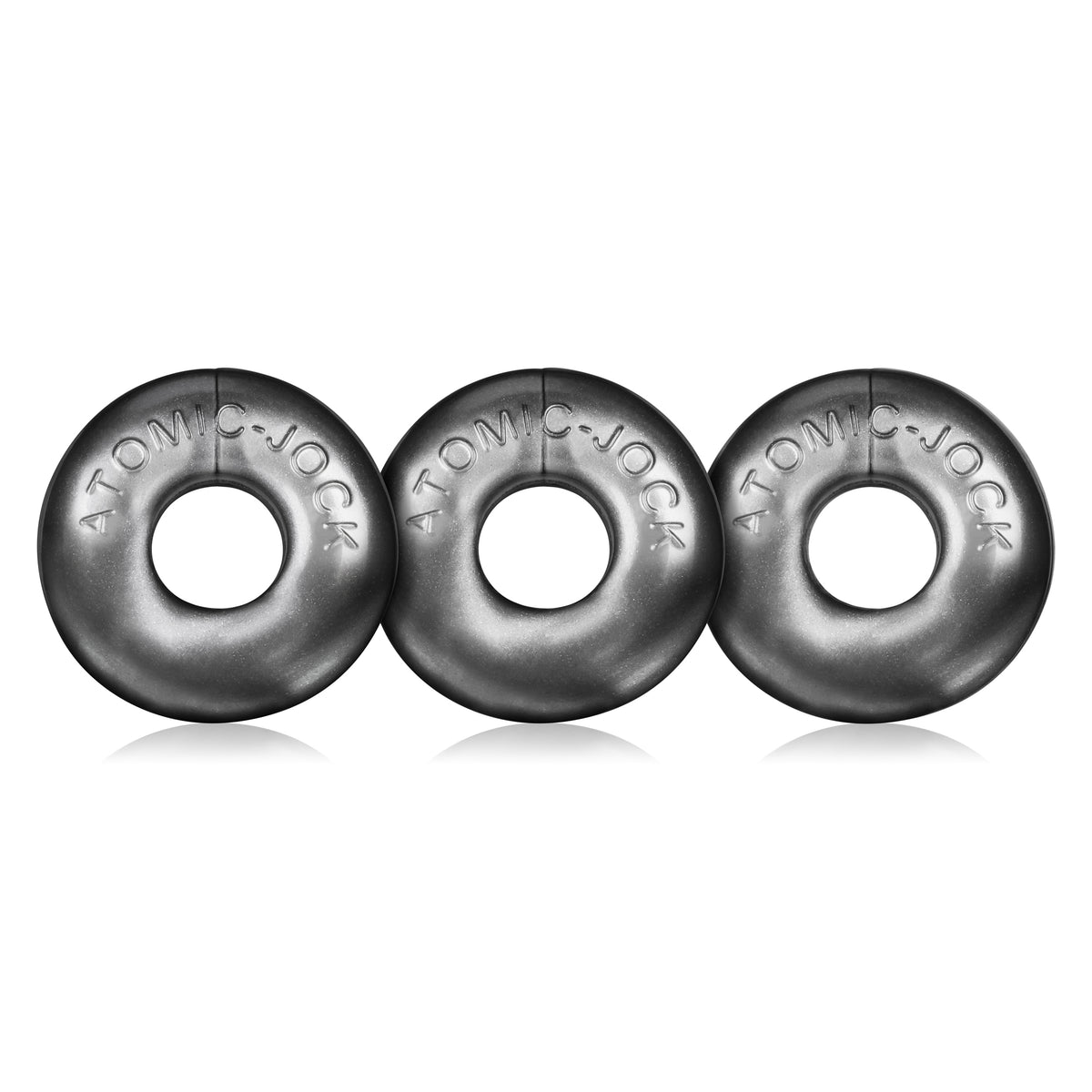 Ringer Cockring Set 3 Piece Steel for Enhanced Pleasure and Comfort Silver Cockrings