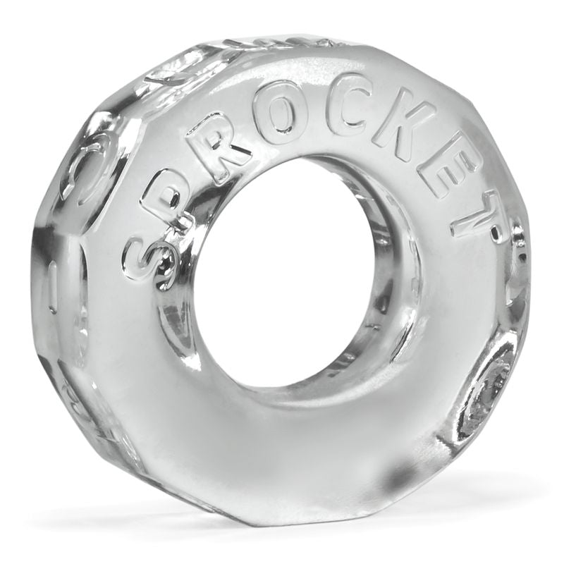 Sprocket Cockring Clear Super Stretch Fit 2.75 Inch Inner Circumference > Cock Ring > Single