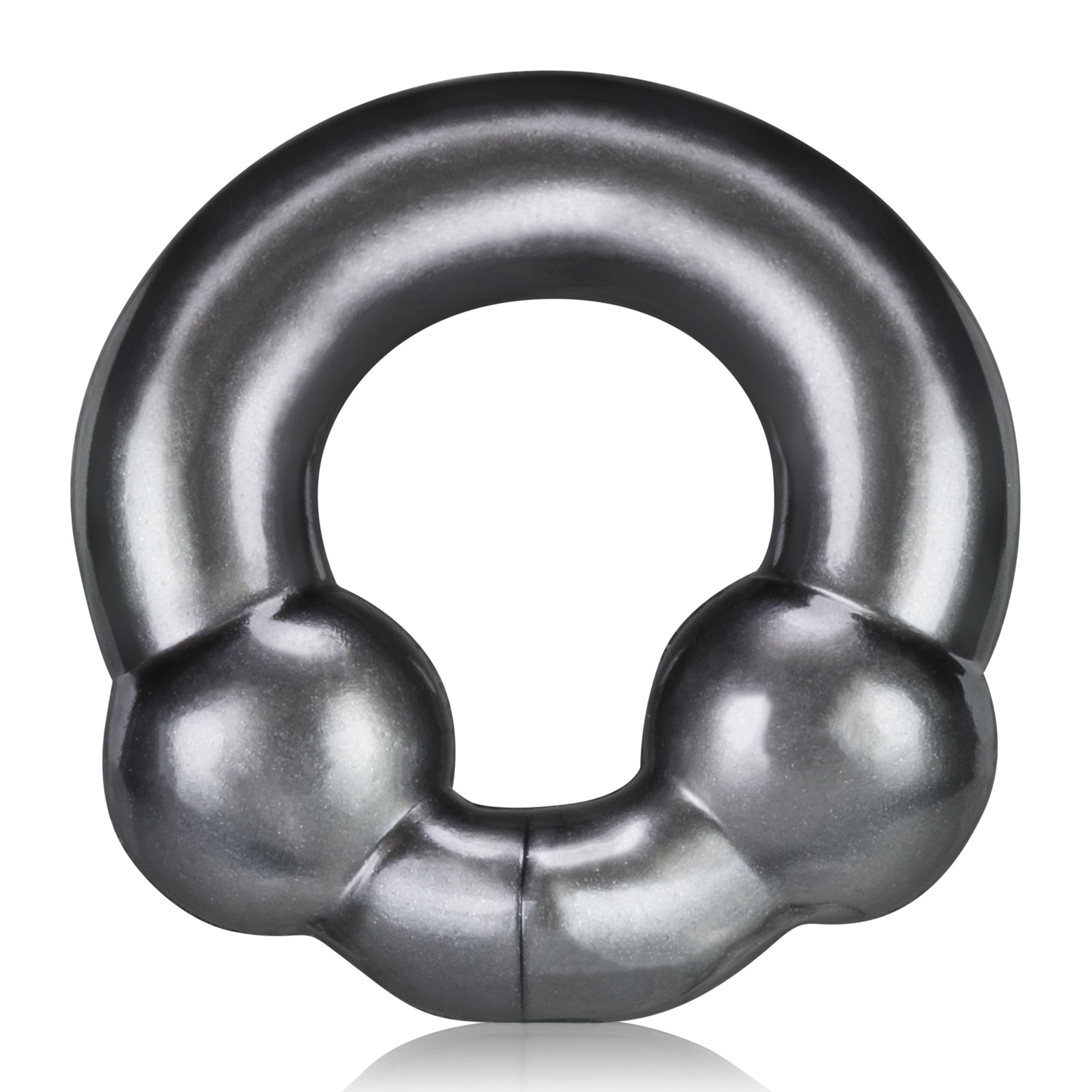 Ultraballs 2 Pack Cockring Black and Clear Cockrings