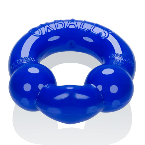 Ultraballs 2 Pack Cockring Black and Police Blue Cockrings