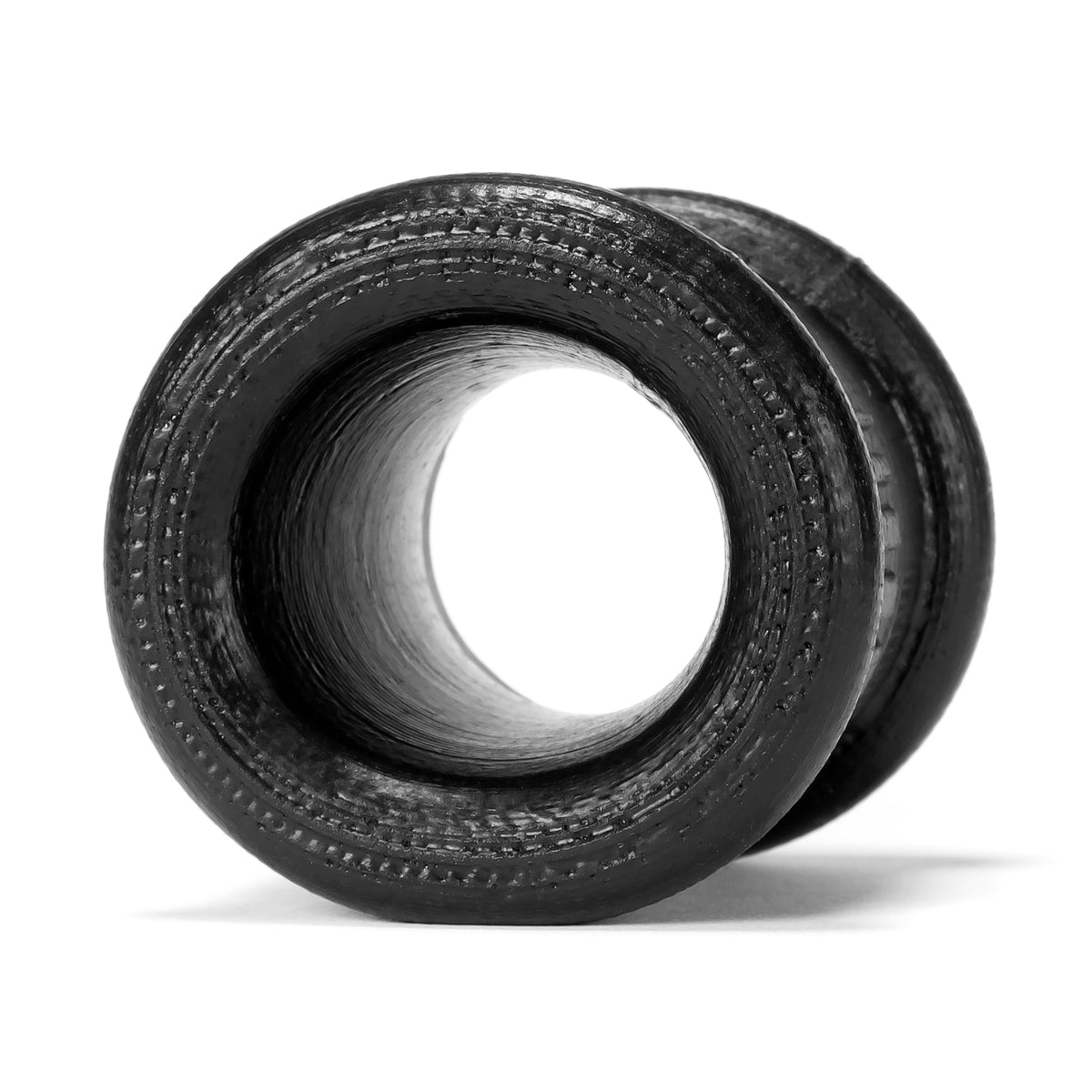 Neo Tall Ballstretcher in Black - Soft Stretchy Silicone Design > Sex Toys For Men > Ball Stretchers