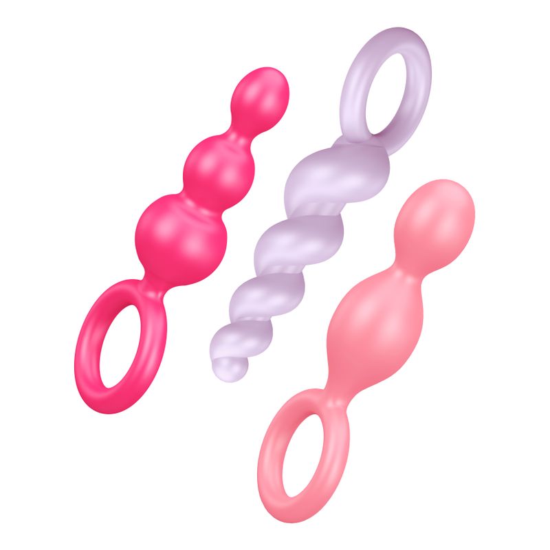 Satisfyer Booty Call Set of 3 (Multicolor) Flexible 5.5 "Anal Plugs > Anal Range > Anal Beads