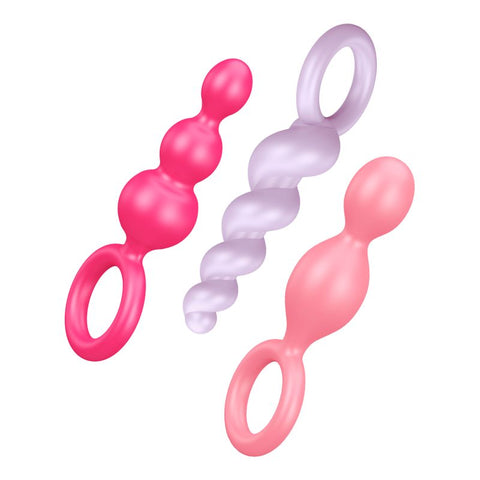 Satisfyer Booty Call Set of 3 (Multicolor) Flexible 5.5 "Anal Plugs > Anal Range > Anal Beads