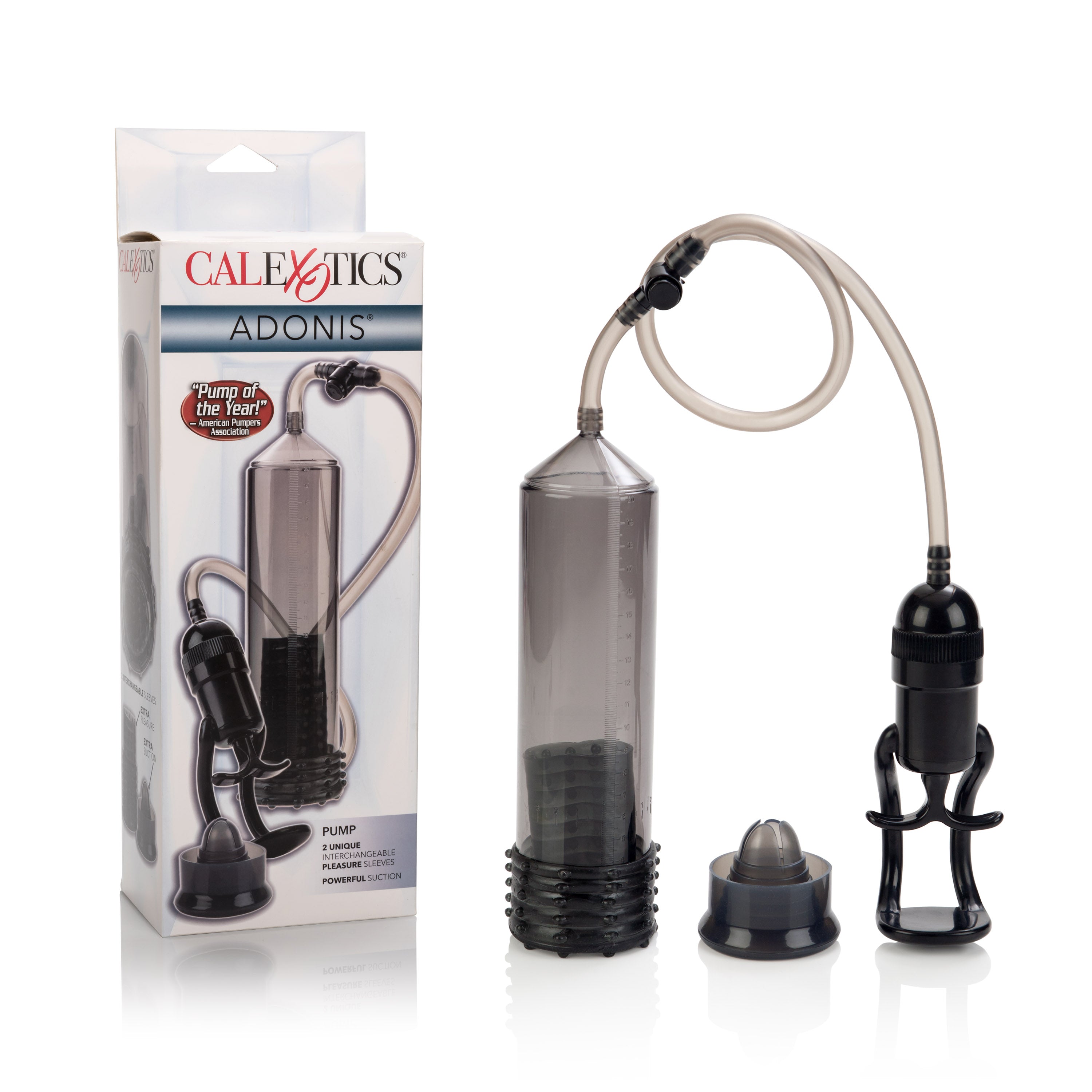 Adonis EZ Grip Penis Pump Gray PUMPS