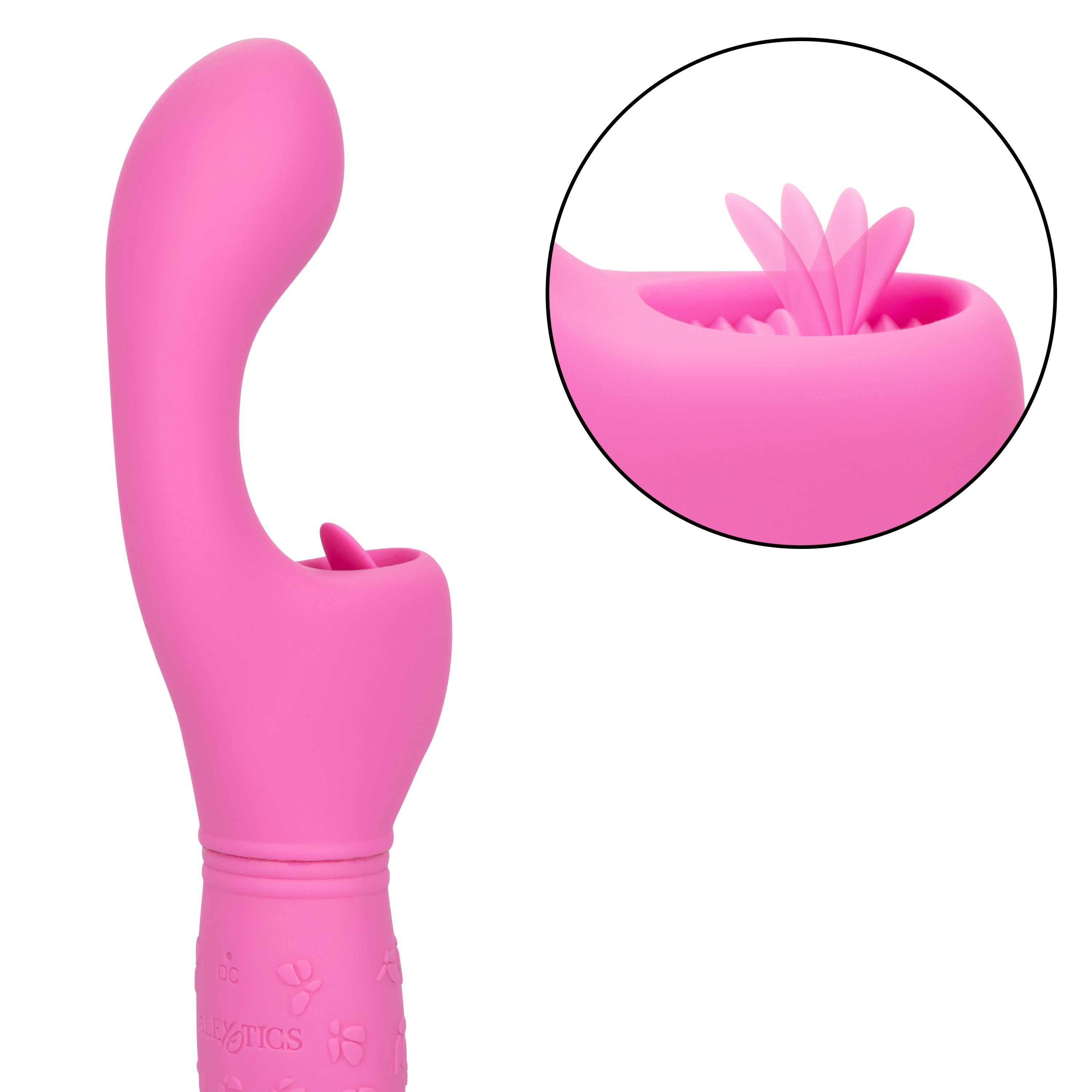 Rechargeable Butterfly Kiss Flicker G-Spot Vibrator Blue VIBRATORS-RABBIT-MULTI