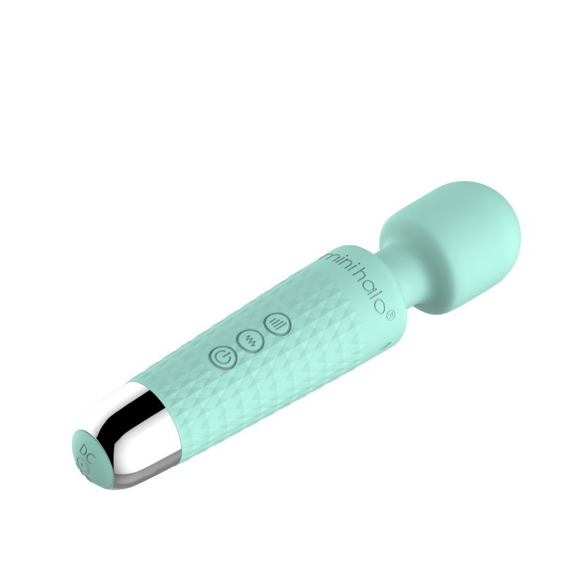 Shibari Mini Halo Wireless 20X Minty Green Massage Wand > Sex Toys > Mini Massagers