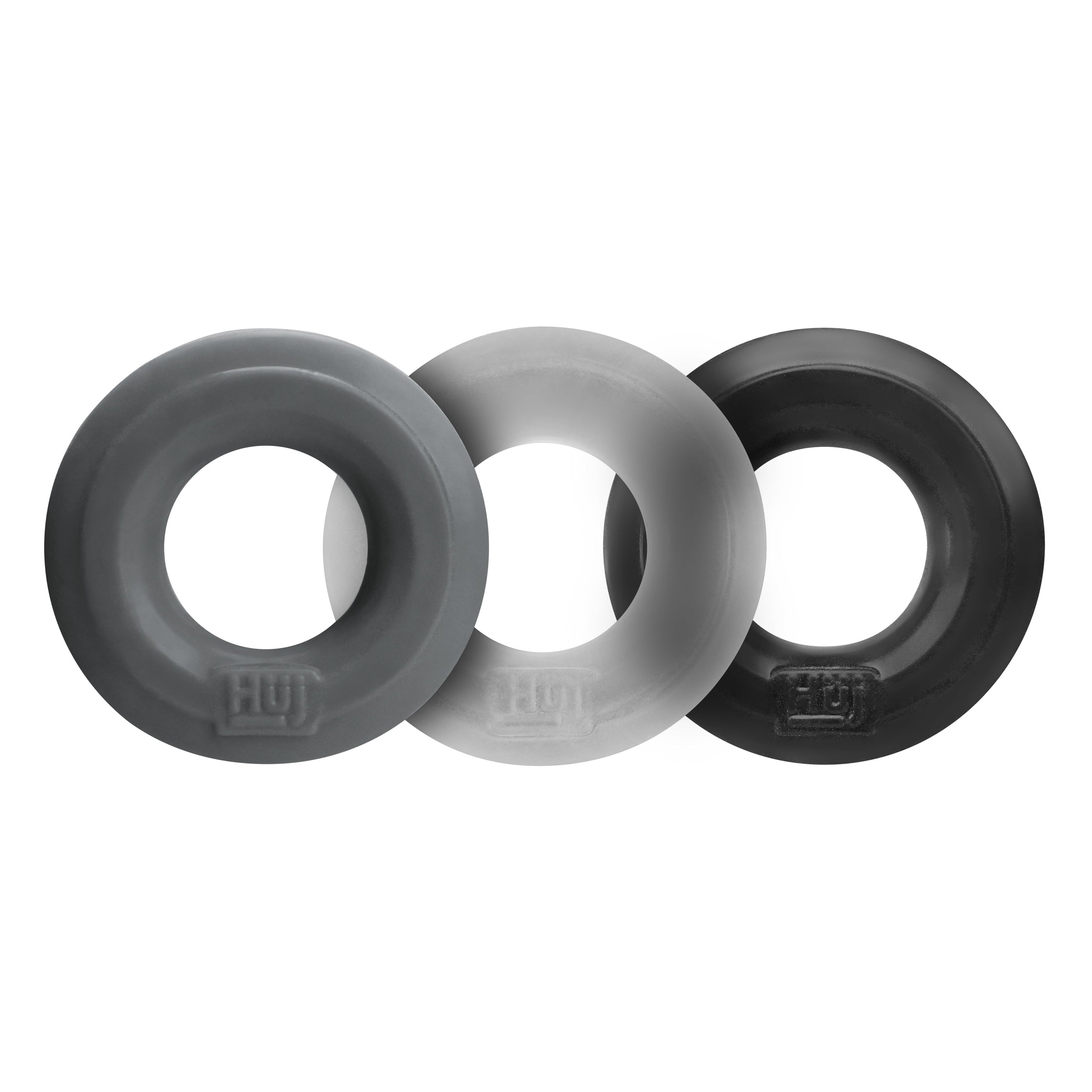 Huj3 C Ring 3 Pack by Hunkyjunk Multi COCK RING Set