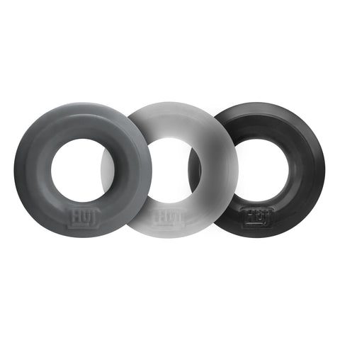 Huj3 C Ring 3 Pack by Hunkyjunk Multi COCK RING Set