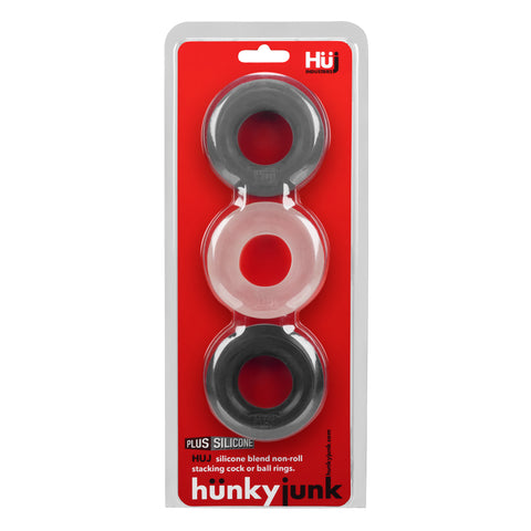 Huj3 C Ring 3 Pack by Hunkyjunk COCK RING Set