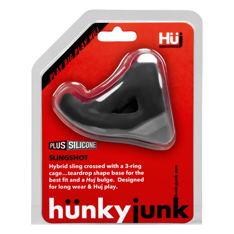 Hunkyjunk Tar Slingshot 3-Ring Teardrop Sling – Hybrid Cocksling > Cock Ring > Sling