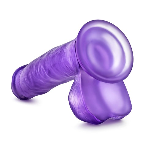 B Yours Sweet N Hard 1 Purple Realistic Dildo with Suction Cup DONGS