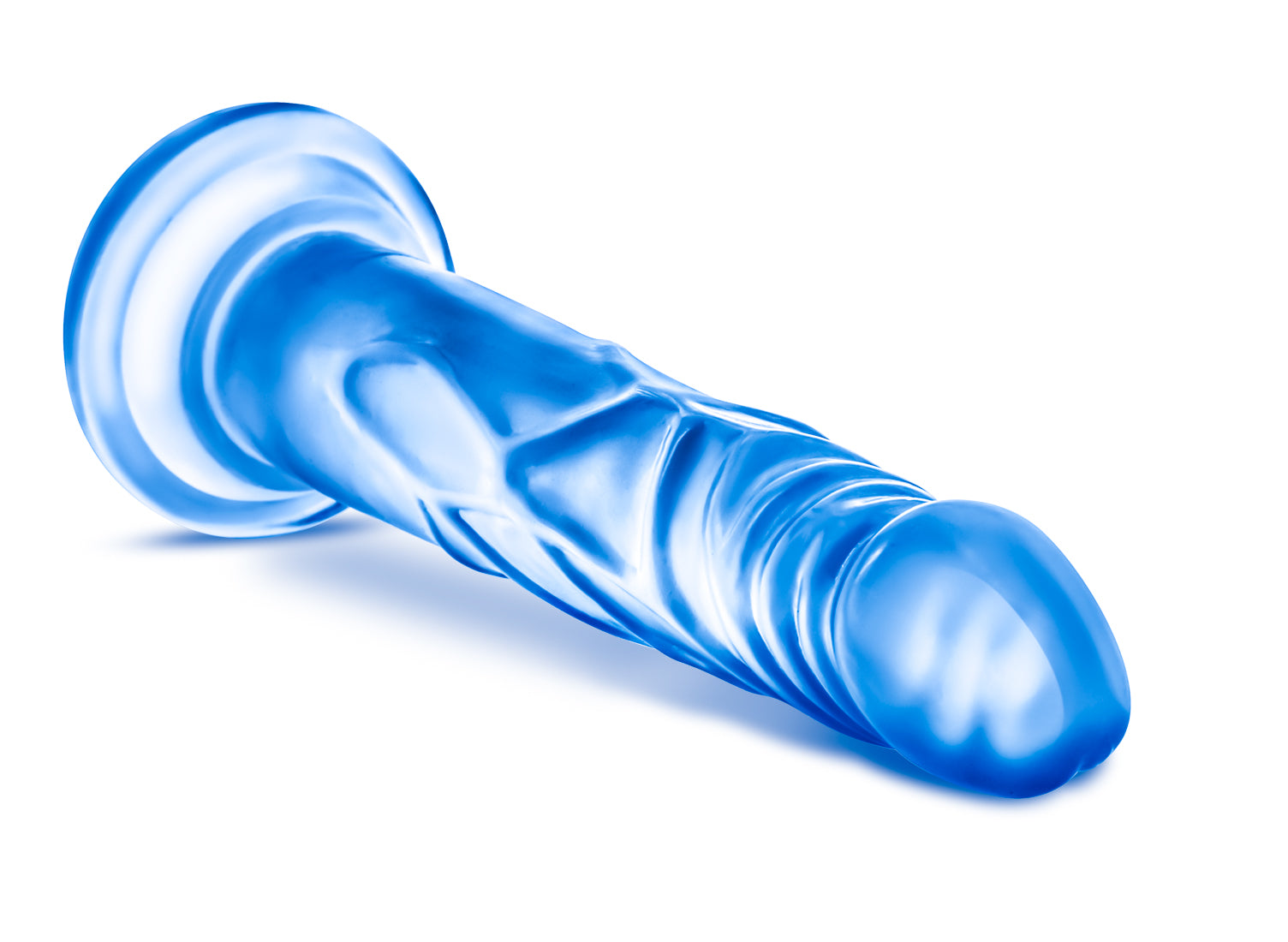 B Yours Sweet N Hard 5 Blue Realistic Dildo with Suction Cup DONGS