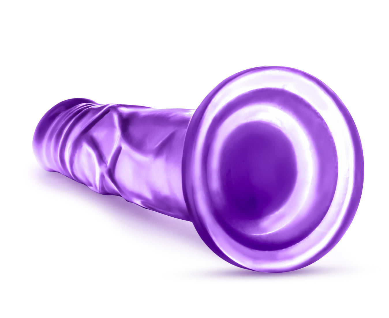B Yours Sweet N Hard 5 Purple Realistic Dildo with Suction Cup DONGS