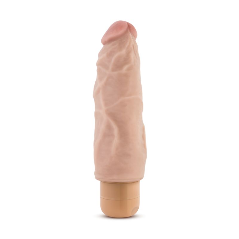 Blush Natural Realistic Vibrator with Waterproof Twist Dial DONGS Vibrating