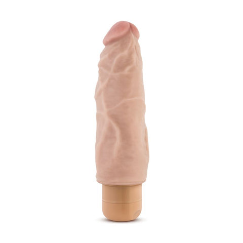 Blush Natural Realistic Vibrator with Waterproof Twist Dial DONGS Vibrating