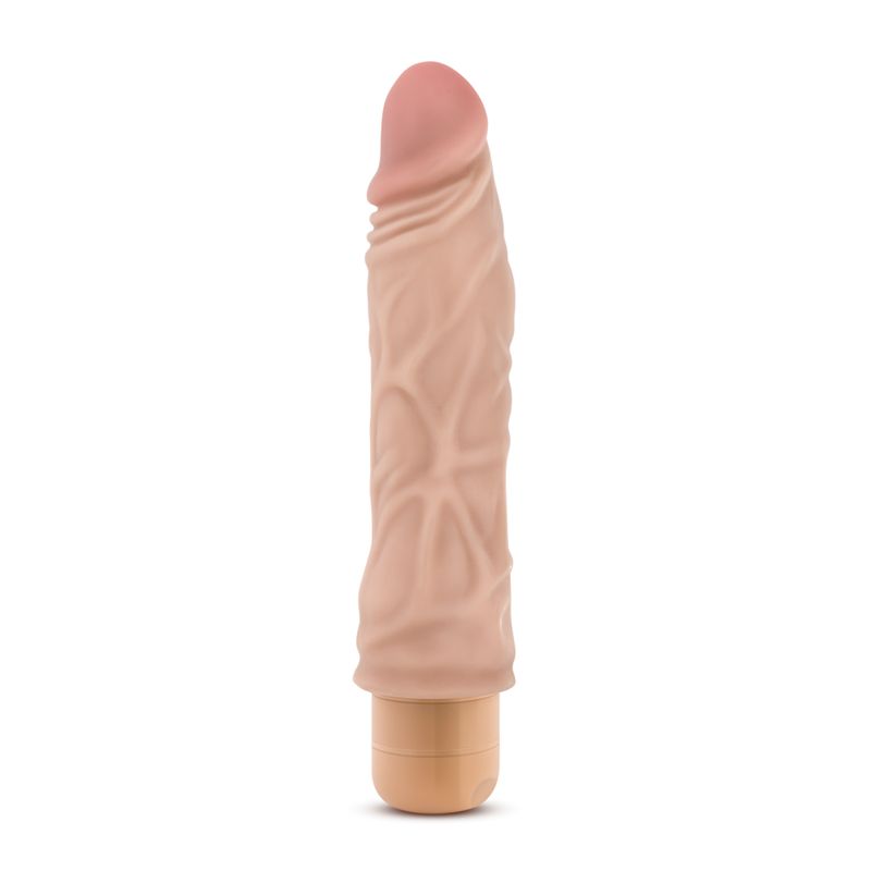 Dr Skin Cock Vibe 10 8.5 Inch Vibrating Cock in Beige > Vibrators > Realistic Vibrators