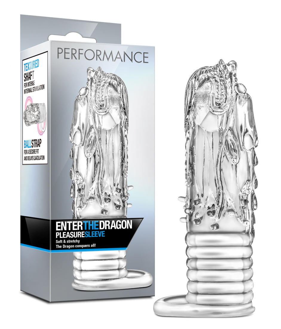 Performance - 'Enter The Dragon' Clear Cock Sleeve 5.25" Length SLEEVES