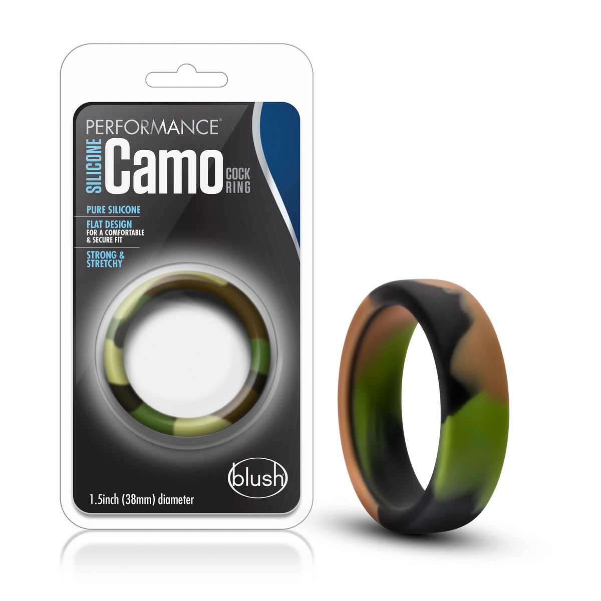 Performance Green Camo Cock Ring – Stretchable Cock Ring > Cock Ring > Single