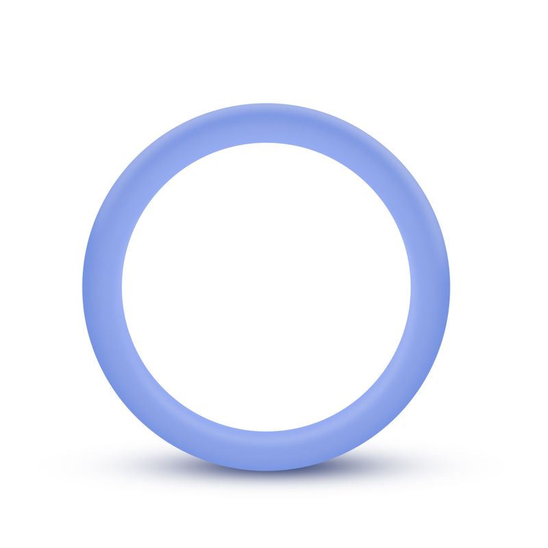 Performance Silicone Glo Cock Ring Blue Glow 1.5in > Cock Ring > Single