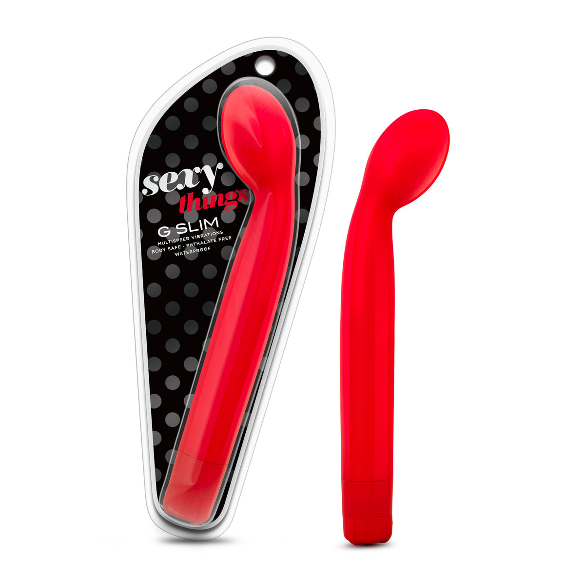 Sexy Things G Slim Red G Spot Stimulator 7 Inches > Sex Toys For Ladies > G-Spot Vibrators