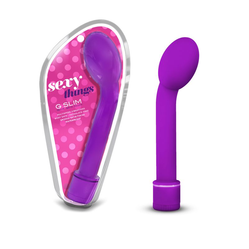 Sexy Things G Slim Petite Purple 5 Inch Vibrator Toy > Sex Toys For Ladies > G-Spot Vibrators