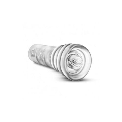 All In Clear Male Masturbator with Triple Suction Chambers Strokers - Manual