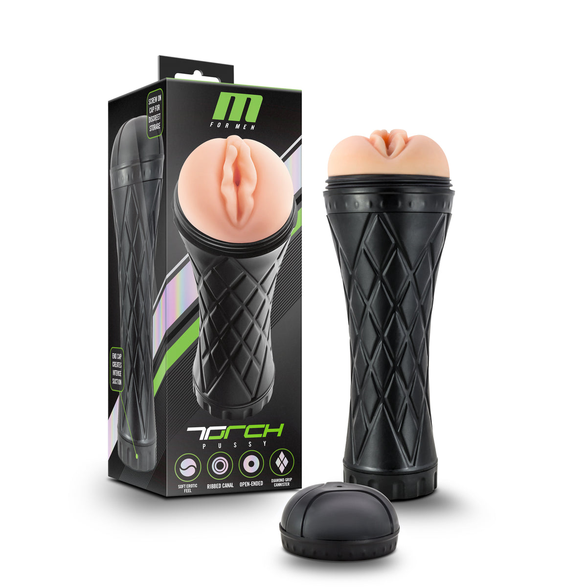 M for Men Torch Vanilla Pussy Masturbator Beige > Sex Toys For Men > Masturbators > Manual