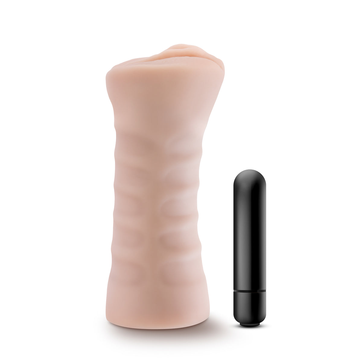 M For Men Rain Vanilla Realistic Vibrating Sleeve > Sex Toys For Men > Masturbators > Vibrating