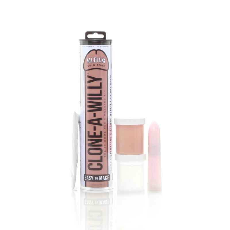 Clone-A-Willy Kit (Medium Skin Tone) – Penis Casting Kit Brown > Dildos > Mould Your Own Kits