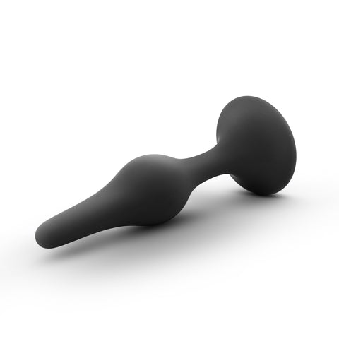 Luxe Beginner Small Anal Plug Black for Gentle Exploration Butt Plugs