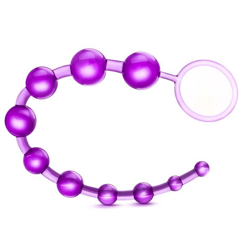 B Yours Basic Beads Purple Flexible Gradual Pleasure Beads > Anal Range > Anal Beads