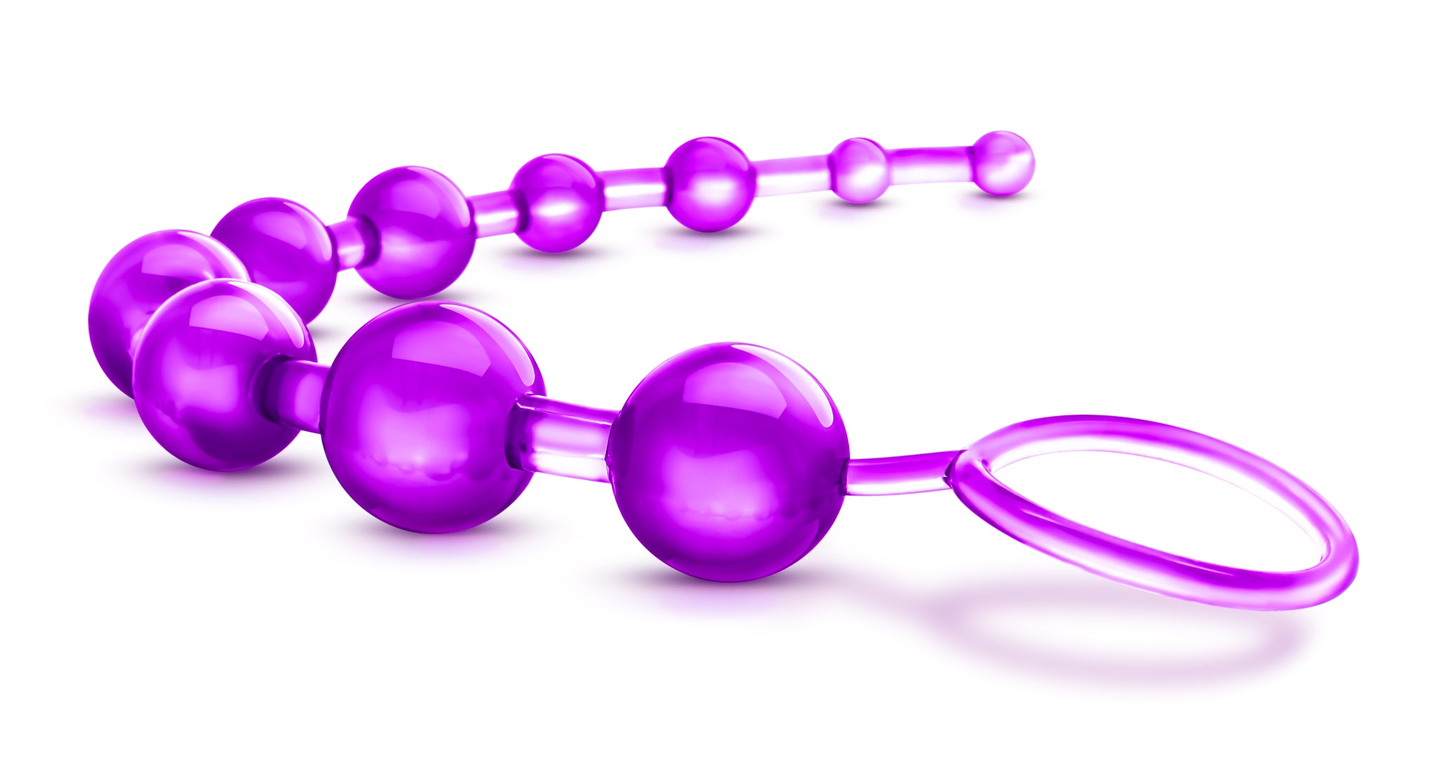 B Yours Basic Beads Purple Flexible Gradual Pleasure Beads > Anal Range > Anal Beads Main image