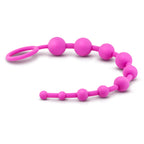 Luxe Silicone 10 Beads Pink 12.5 Inch Anal Toy > Anal Range > Anal Beads