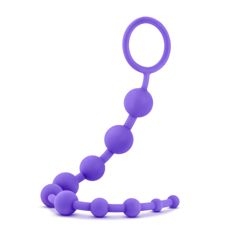 Luxe Silicone 10 Beads Purple 12.5 Inch Length > Anal Range > Anal Beads
