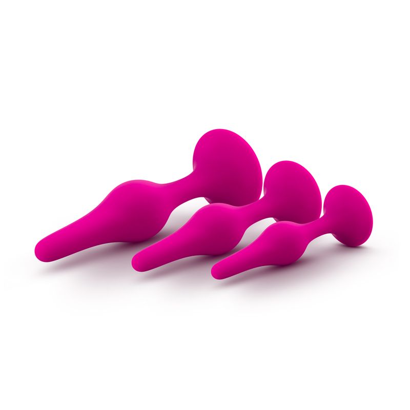 Luxe Beginner Plug Kit – Three Graduated Sizes Silicone Anal Plug Set > Anal Range > Butt Plug Kits