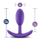 Luxe Wearable Vibra Slim Plug Small – Wearable Anal Plug > Anal Range > Butt Plugs