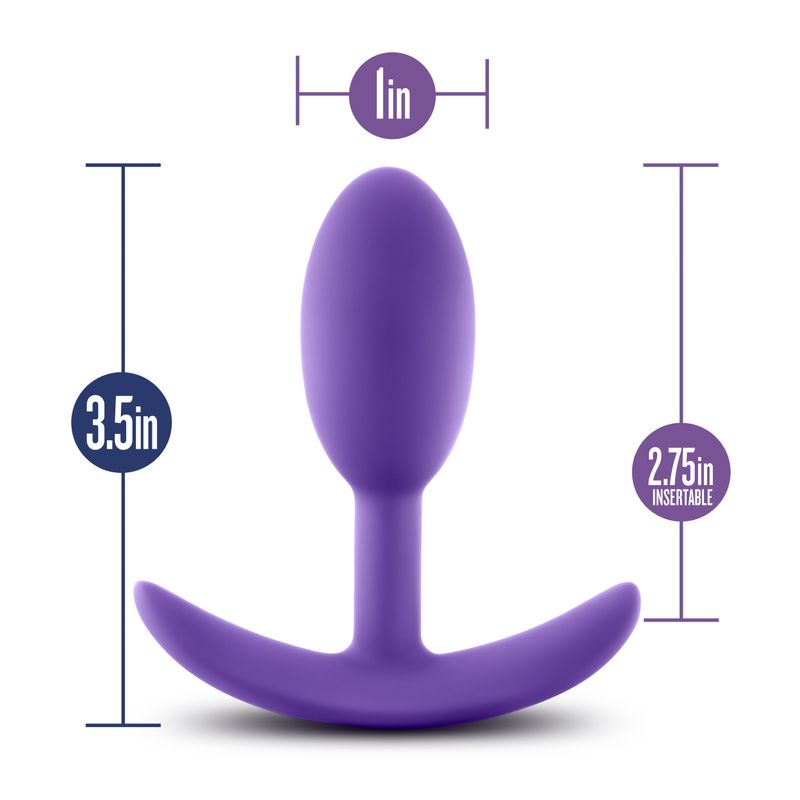 Luxe Wearable Vibra Slim Plug Small – Wearable Anal Plug > Anal Range > Butt Plugs