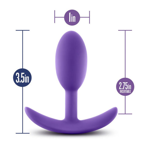 Luxe Wearable Vibra Slim Plug Small – Wearable Anal Plug > Anal Range > Butt Plugs