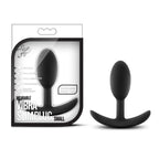 Luxe Wearable Vibra Slim Plug Small Black 3.5 Inch Length > Anal Range > Vibrating Butt Plugs