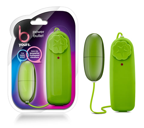 B Yours Power Bullet Lime - Powerful Waterproof Vibrator Green > Vibrators > Mini Vibrators