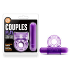 Play With Me Couples Play Vibrating Cock Ring in Purple > Sex Toys > Couples Toys