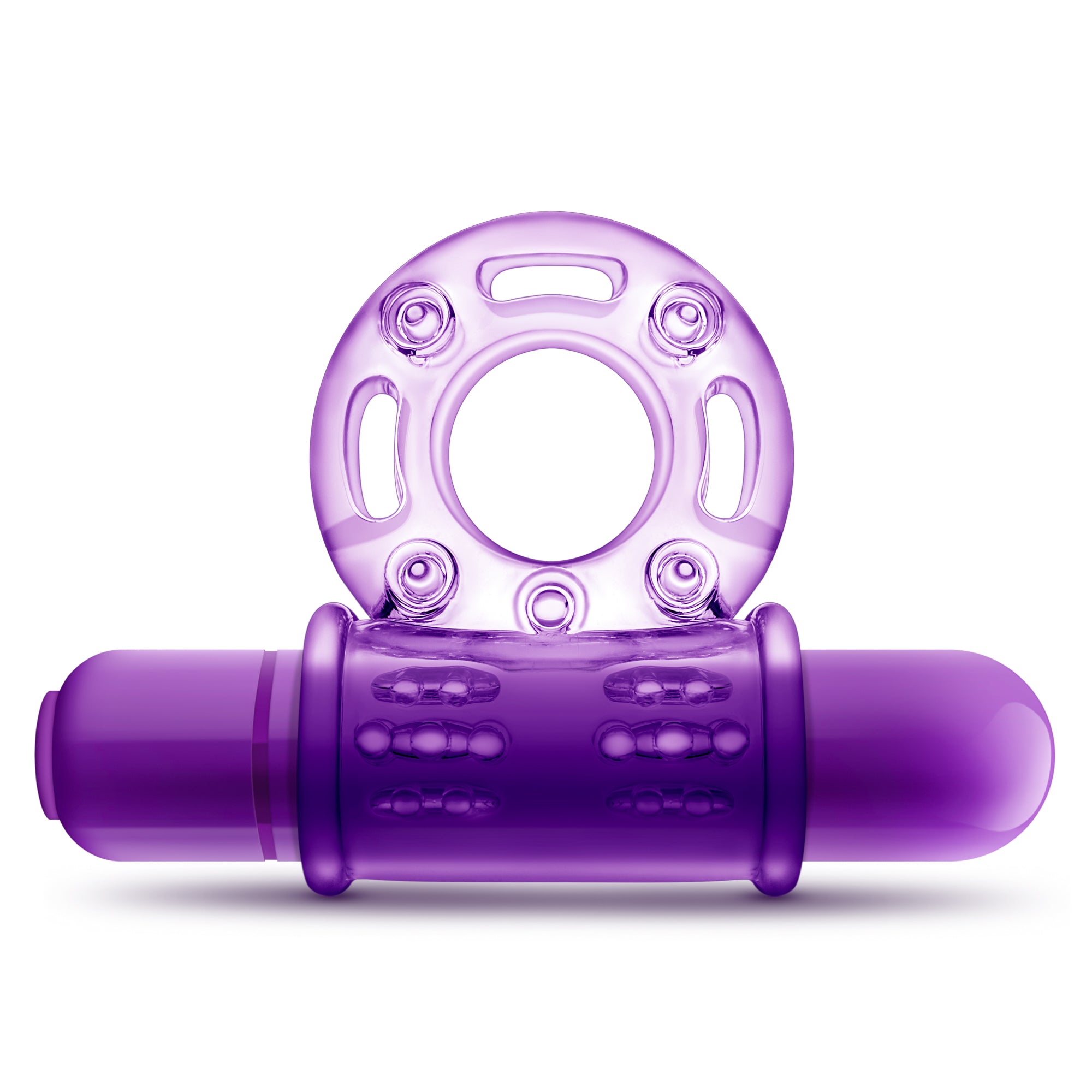 Play With Me Couples Play Vibrating Cock Ring in Purple Cock Rings Vibrating