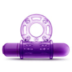 Play With Me Couples Play Vibrating Cock Ring in Purple > Sex Toys > Couples Toys