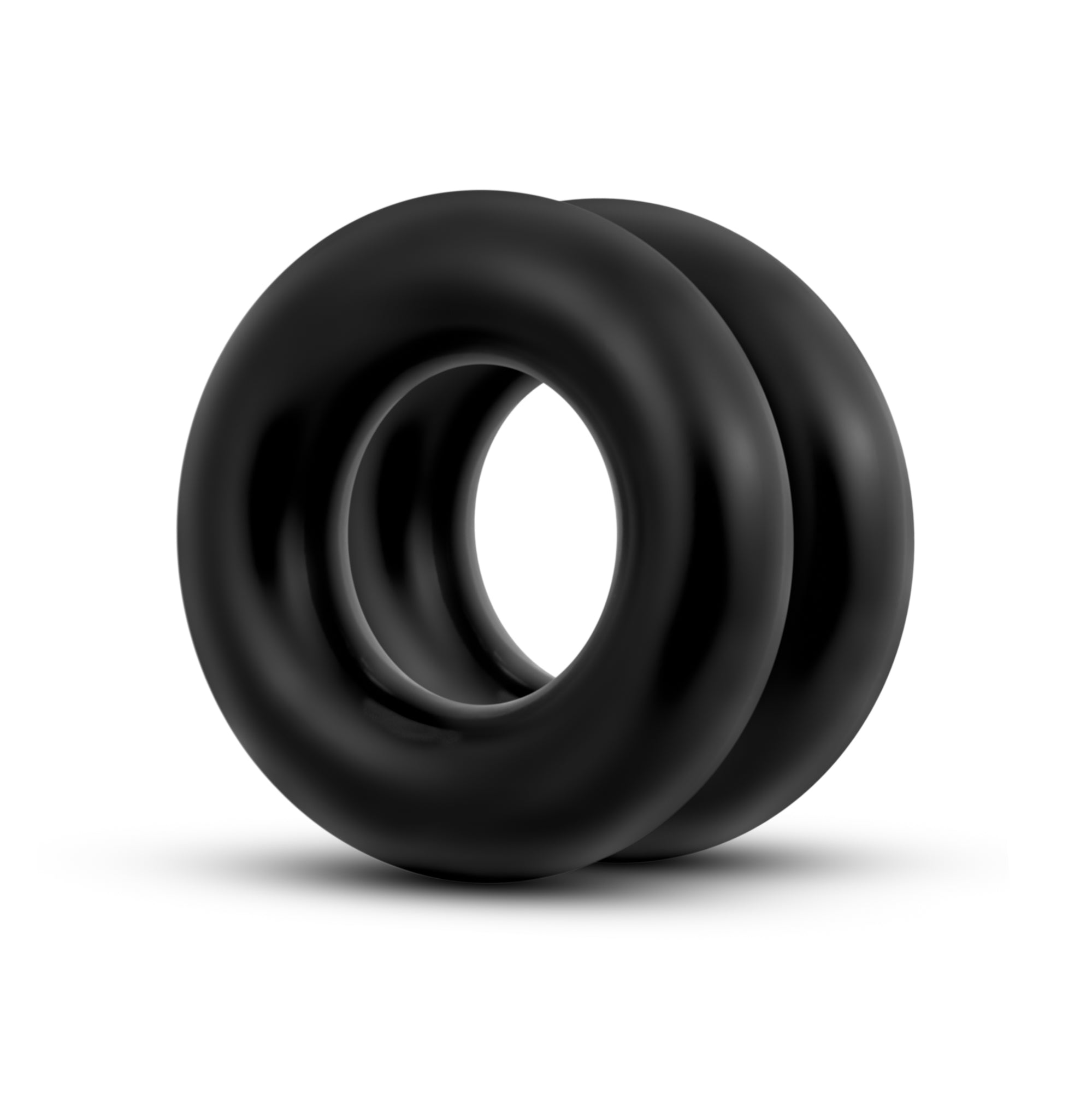 Stay Hard Donut Rings Oversized Black COCK RING Set