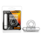Stay Hard Vibrating Super Clitifier - Vibrating Cock Ring - Clear > Cock Ring > Vibrating