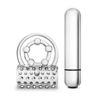 Stay Hard Vibrating Super Clitifier - Vibrating Cock Ring - Clear > Cock Ring > Vibrating