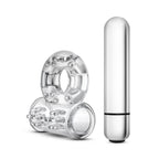 Stay Hard 10 Function Vibrating Bull Ring – Clear Vibrating Cock Ring > Cock Ring > Vibrating