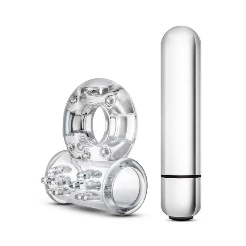 Stay Hard 10 Function Vibrating Bull Ring – Clear Vibrating Cock Ring > Cock Ring > Vibrating