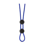 Stay Hard Silicone Double Loop (Blue) – Adjustable Cock Ring > Cock Ring > Adjustable
